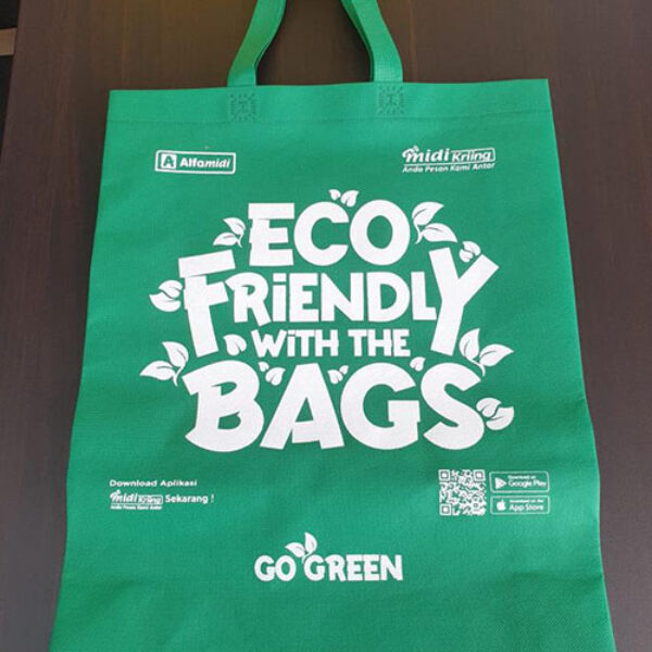Tas Promosi Bebas Custom Ukuran, Warna, & Desain