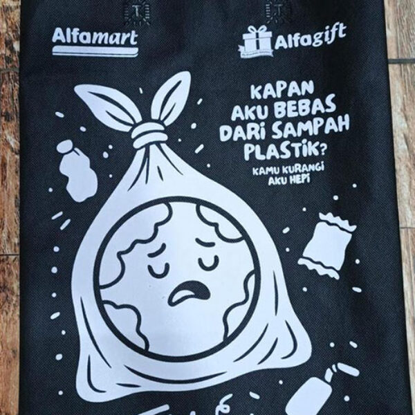 Tas Promosi Bebas Custom Ukuran, Warna, & Desain