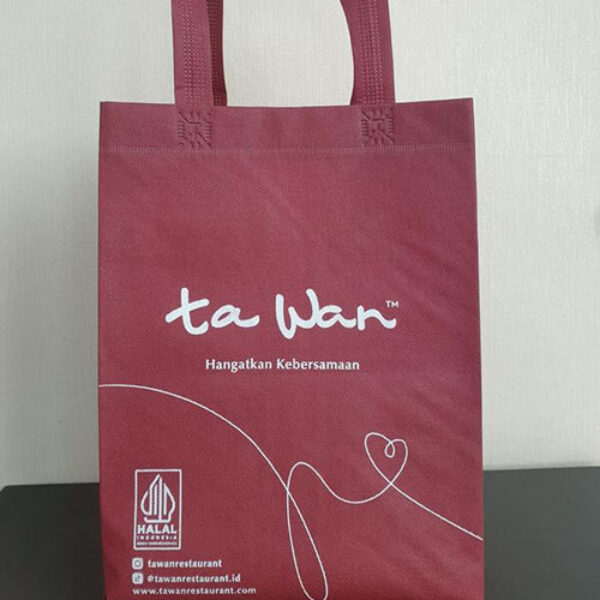 Tas Promosi Bebas Custom Ukuran, Warna, & Desain