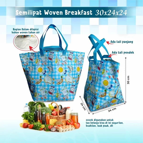 Tas Belanja Spunbond Jumbo Woven Uk. T30 x P24 x L24