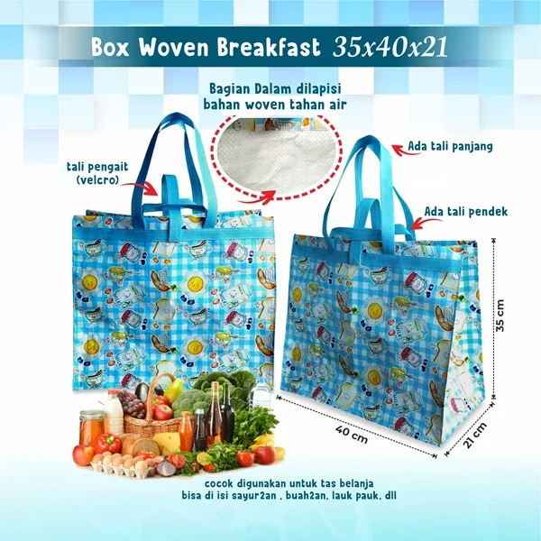 Tas Spunbond Belanja Jumbo Woven Uk. T35 x P40 x L21