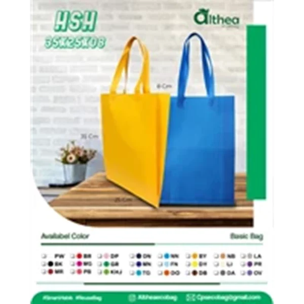 Tas Spunbond Handle Press Ukuran T35 X P25 X L8