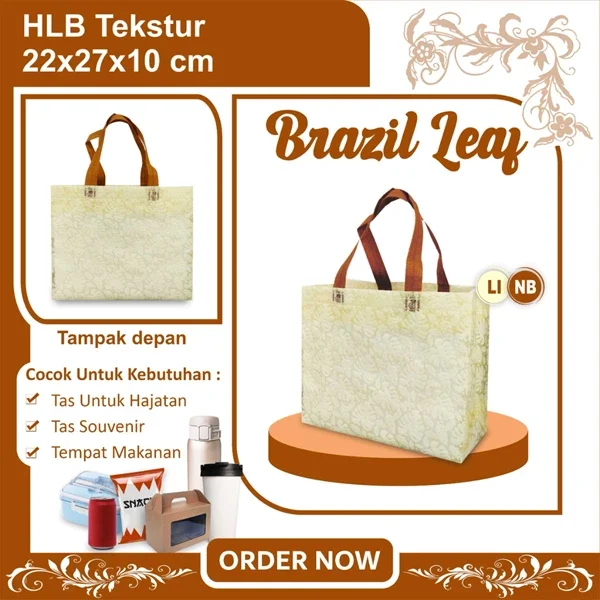 Tas Spunbond Tas Souvenir Tekstur Box T22 x P27 x L10