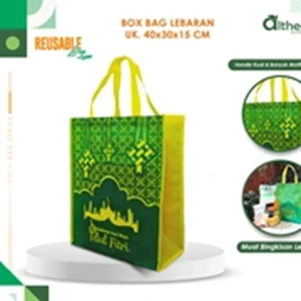 Tas Tangan Lebaran Tas Bingkisan Idul Fitri T40 X P30 X L15