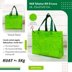 Tas Tangan Tas Souvenir Tekstur Kh S Love T22 X P27 X L10