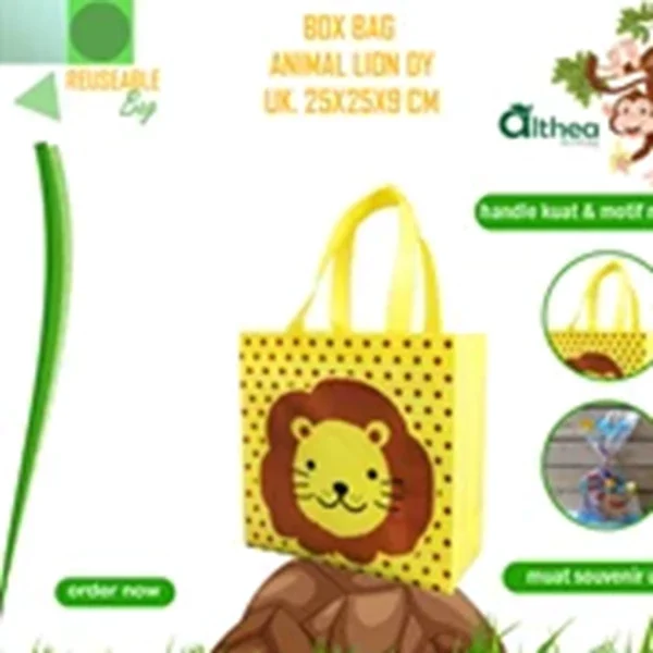 Tas Tangan Ultah Animal Lion T25 X P25 X L9